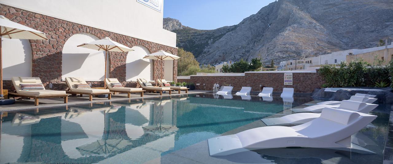Selini Ηotel (Adults Only) Kamári Exteriér fotografie