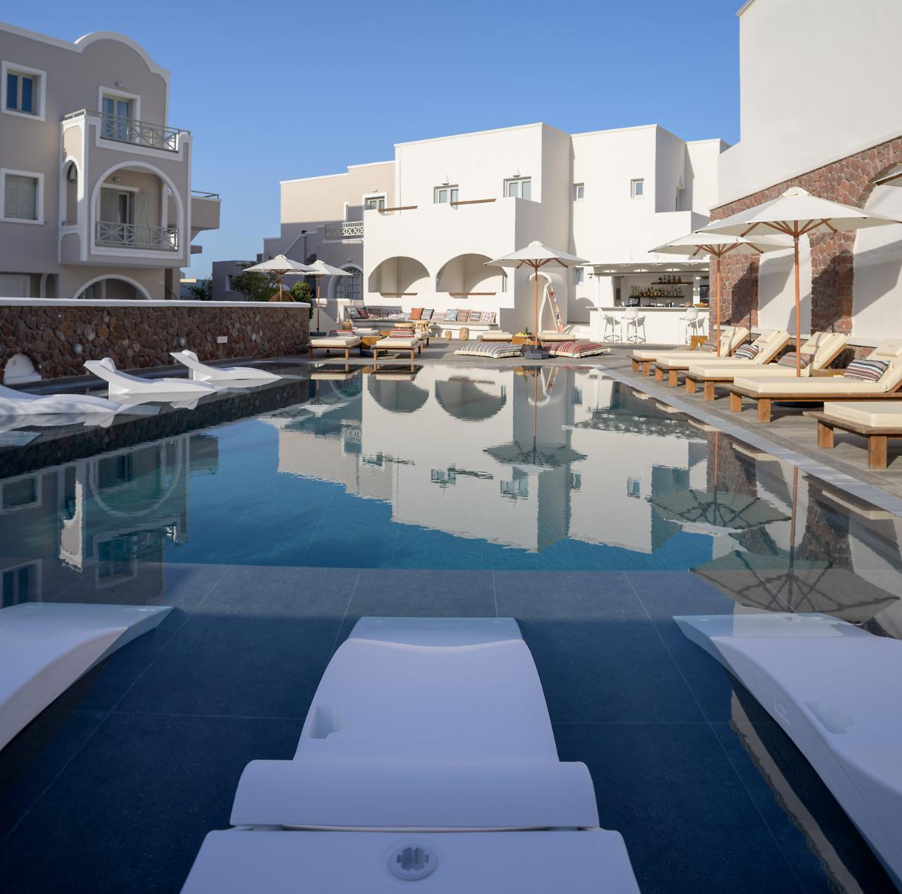 Selini Ηotel (Adults Only) Kamári Exteriér fotografie
