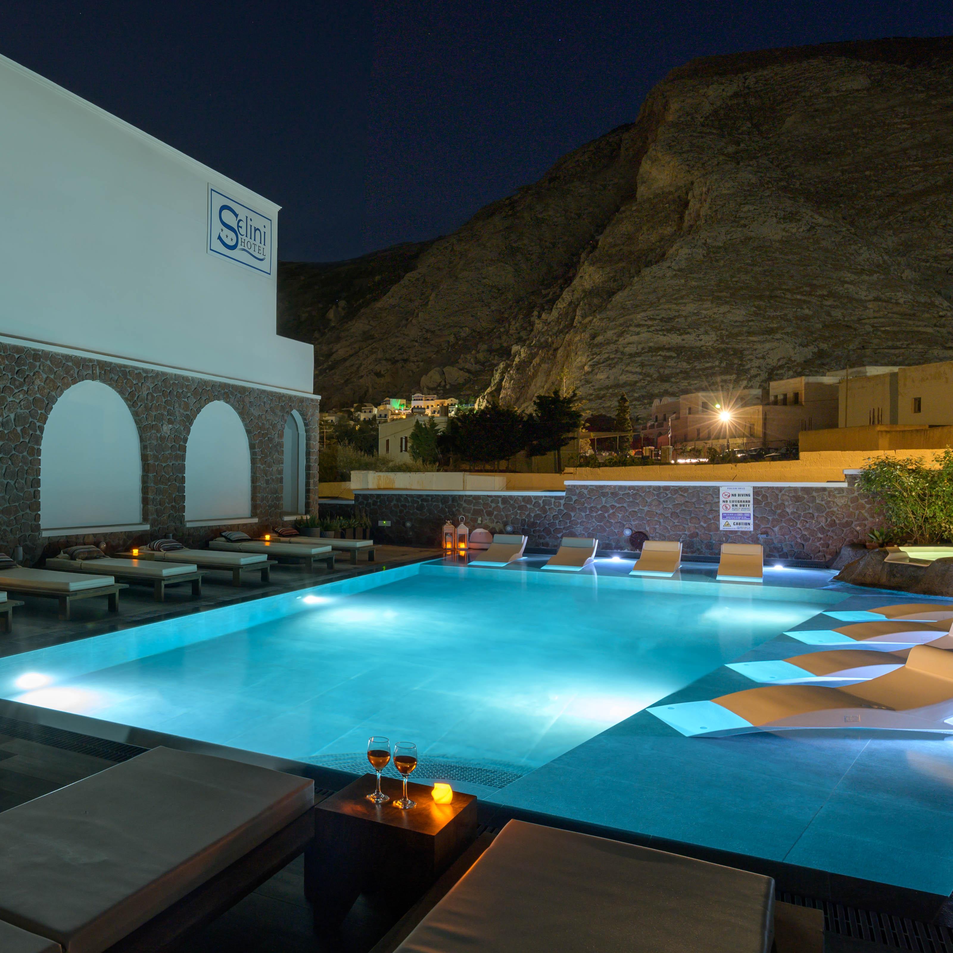 Selini Ηotel (Adults Only) Kamári Exteriér fotografie