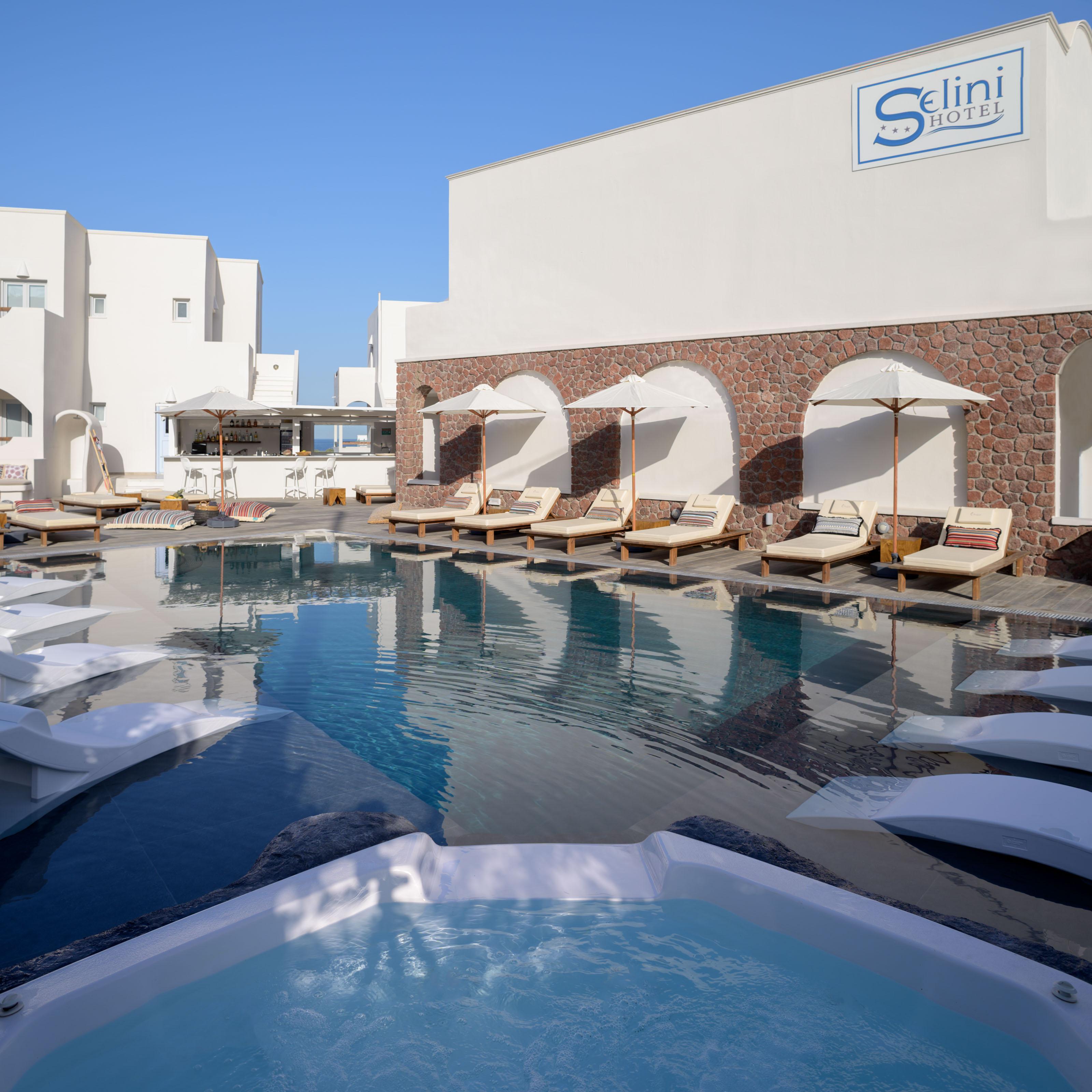 Selini Ηotel (Adults Only) Kamári Exteriér fotografie
