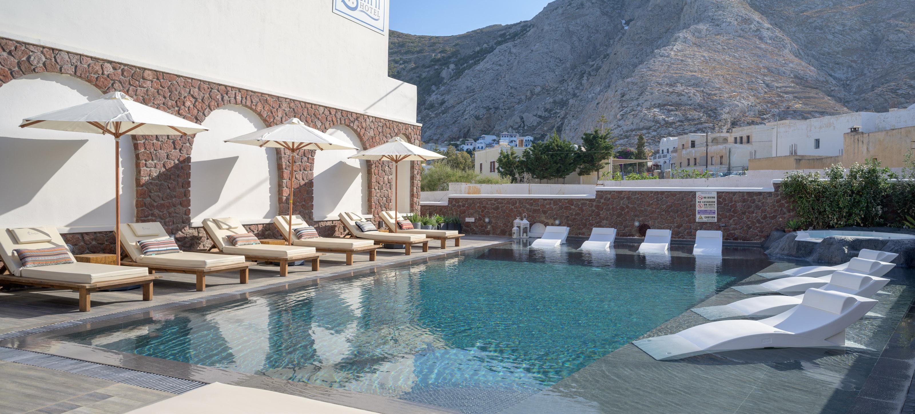 Selini Ηotel (Adults Only) Kamári Exteriér fotografie